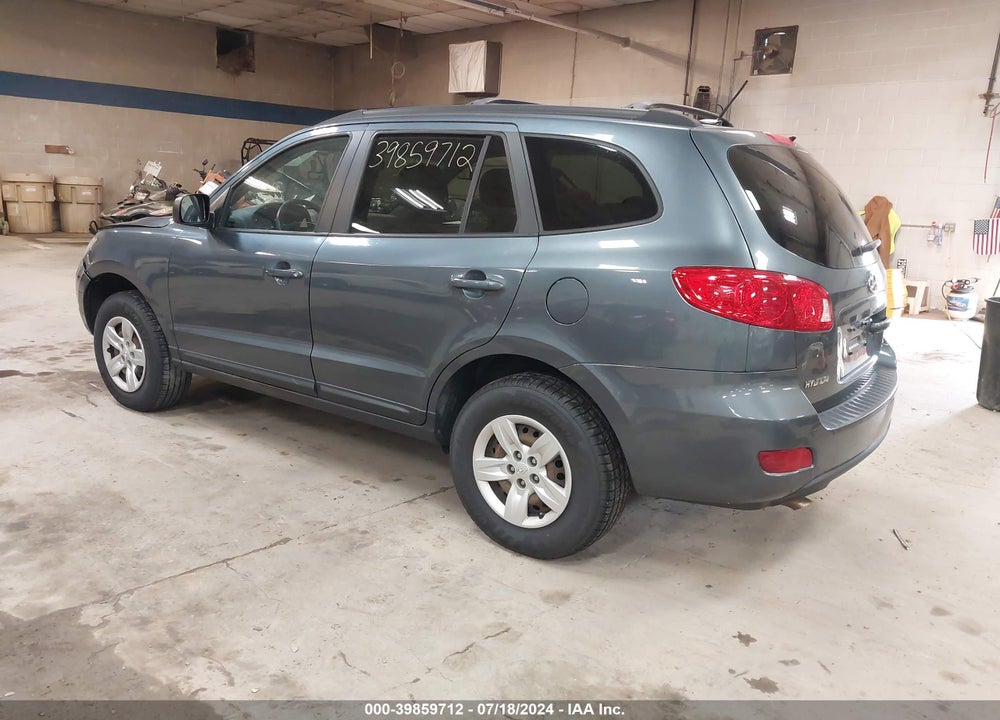 2009 HYUNDAI SANTA FE GLS VIN: 5NMSG73D29H319893