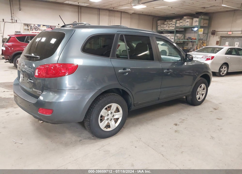 2009 HYUNDAI SANTA FE GLS VIN: 5NMSG73D29H319893