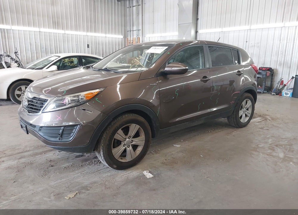 2013 KIA SPORTAGE LX VIN: KNDPBCA26D7494663