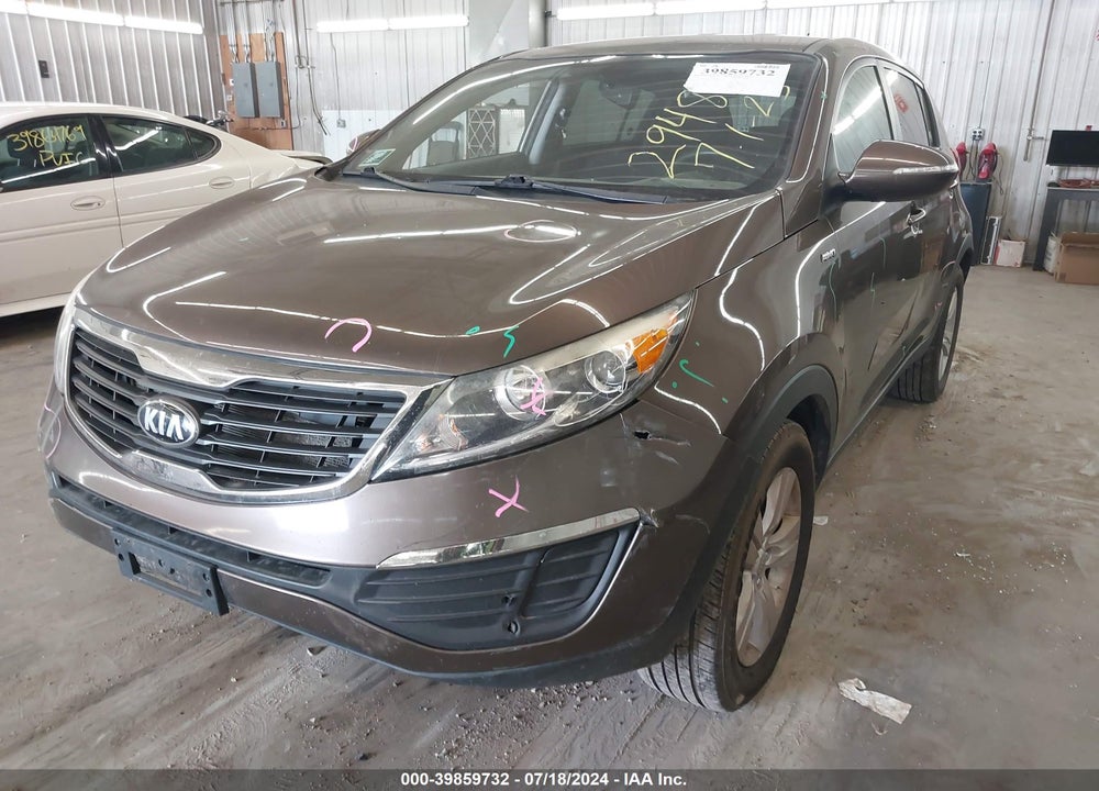 2013 KIA SPORTAGE LX VIN: KNDPBCA26D7494663