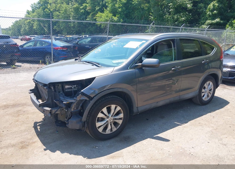 2014 HONDA CR-V EX-L VIN: 2HKRM4H72EH656389
