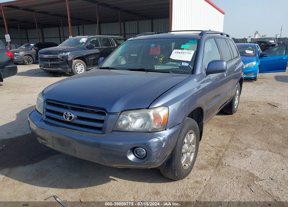 2005 TOYOTA HIGHLANDER V6 VIN: JTEEP21A150079508