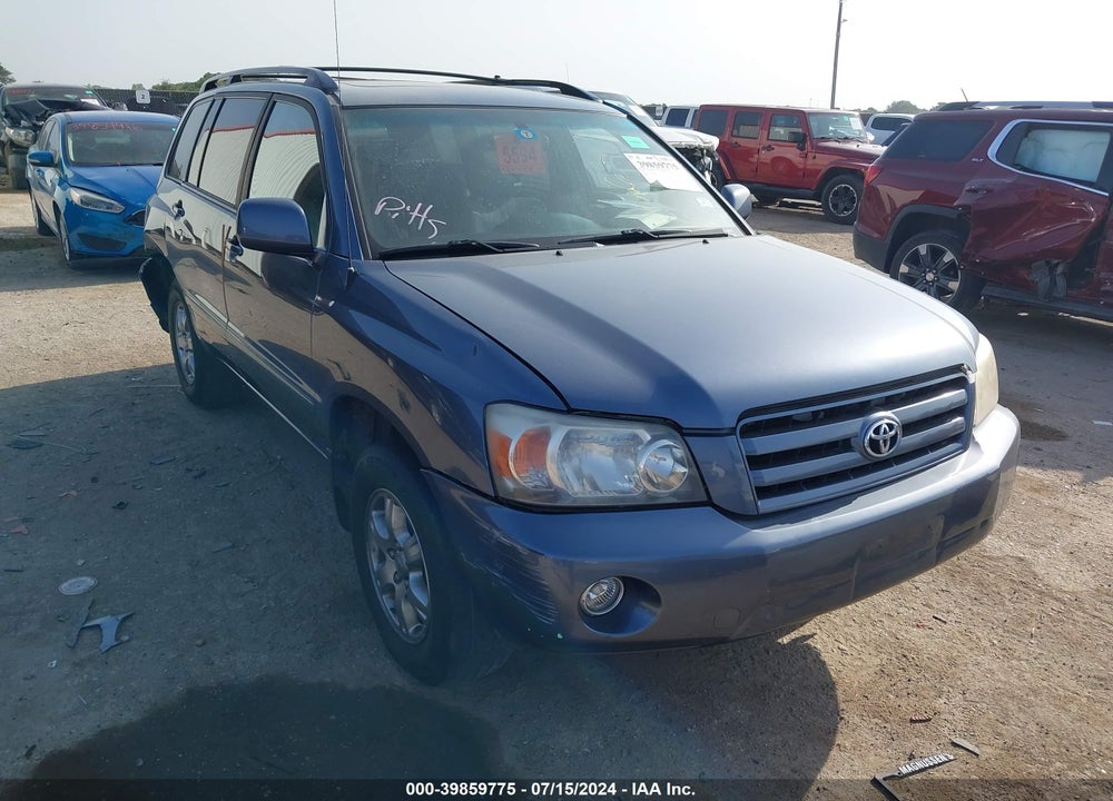 2005 TOYOTA HIGHLANDER V6 VIN: JTEEP21A150079508
