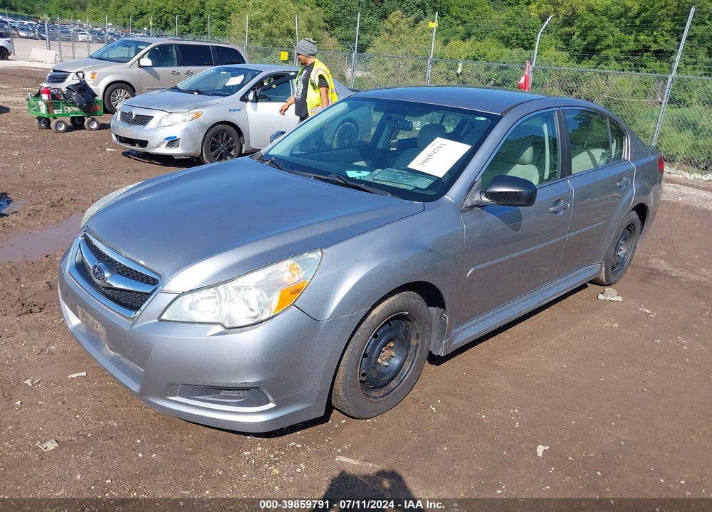 2011 SUBARU LEGACY 2.5I VIN: 4S3BMCA66B3218799