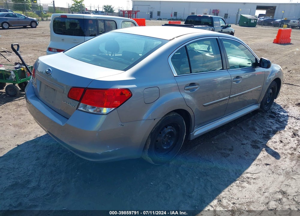 2011 SUBARU LEGACY 2.5I VIN: 4S3BMCA66B3218799