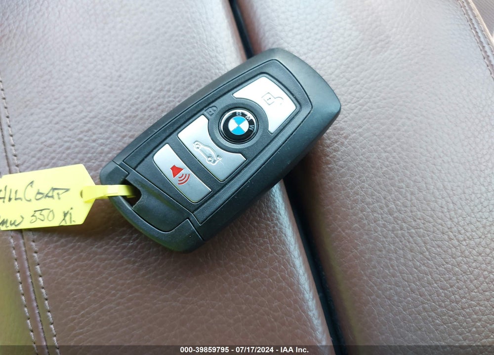 2013 BMW 550I XDRIVE VIN: WBAFU9C50DDY71695