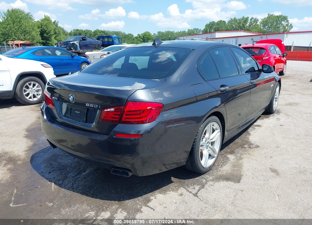2013 BMW 550I XDRIVE VIN: WBAFU9C50DDY71695