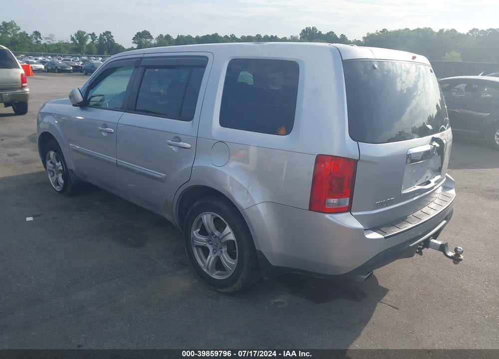 2013 HONDA PILOT EX-L VIN: 5FNYF3H57DB036035