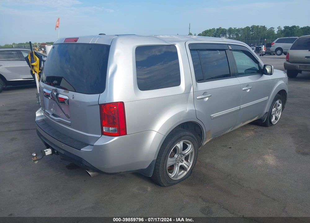 2013 HONDA PILOT EX-L VIN: 5FNYF3H57DB036035
