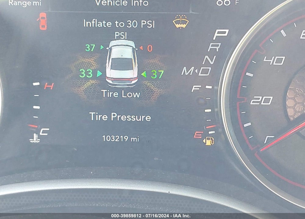 2016 DODGE CHARGER SXT VIN: 2C3CDXJG6GH189107