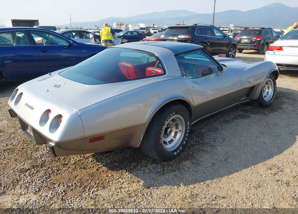 1978 CHEV CORVETTE VIN: 1Z8748S428492