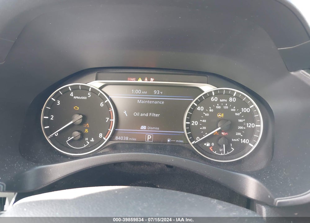 2019 NISSAN ALTIMA 2.5 SV VIN: 1N4BL4DV6KC140719