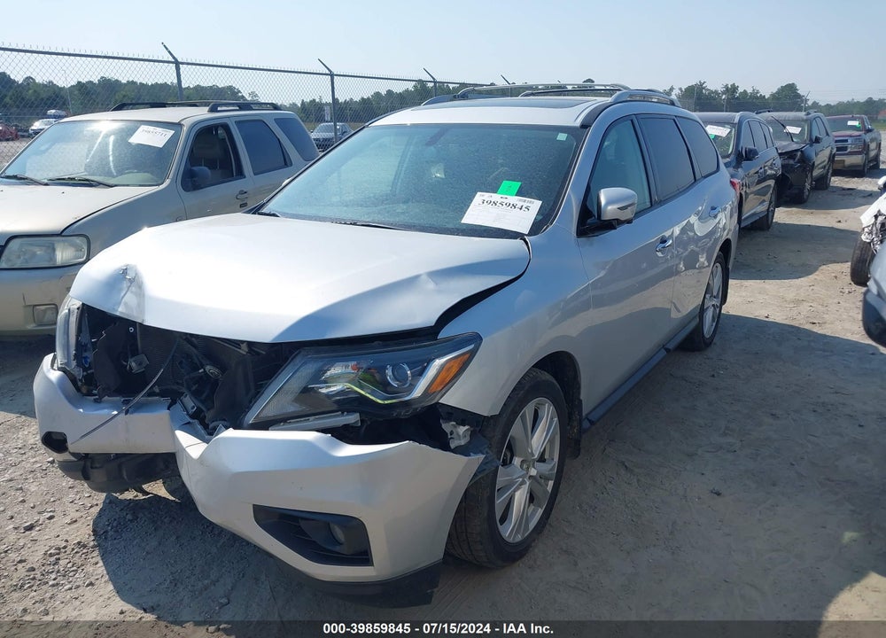 2018 NISSAN PATHFINDER SL VIN: 5N1DR2MN7JC650576