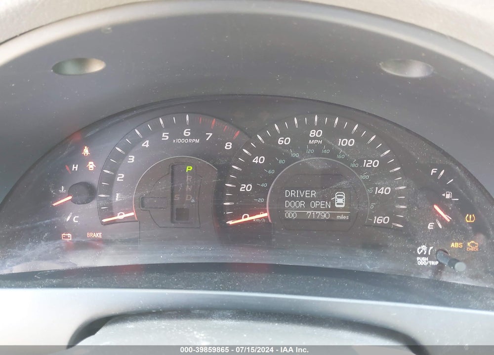 2007 TOYOTA CAMRY XLE V6 VIN: JTNBK46K473021912