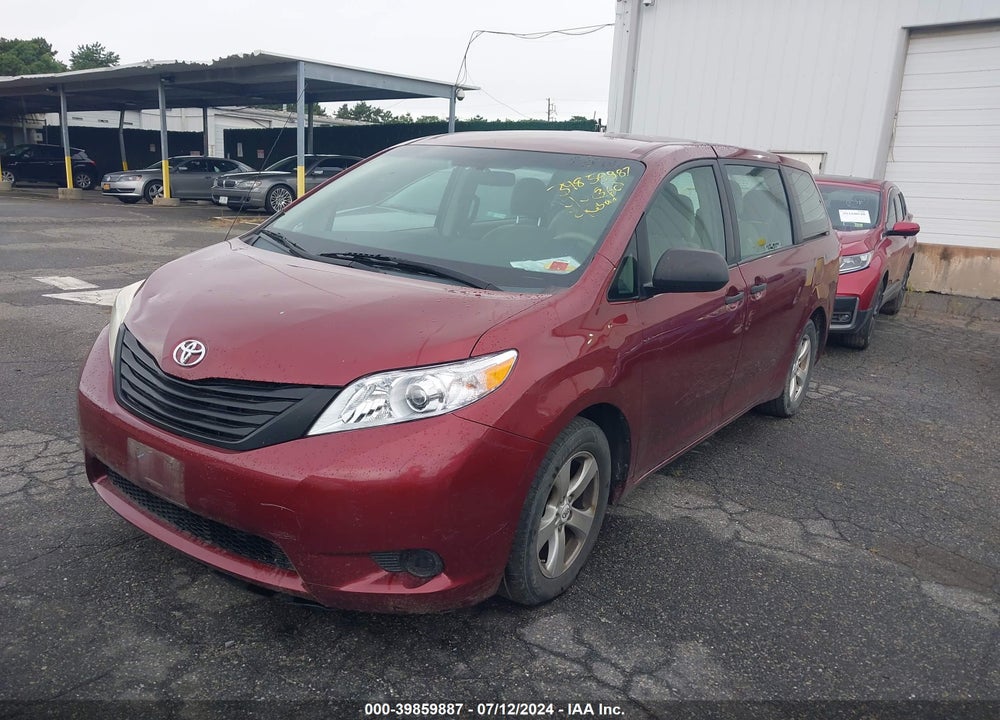 2011 TOYOTA SIENNA BASE V6 VIN: 5TDZK3DC0BS048444