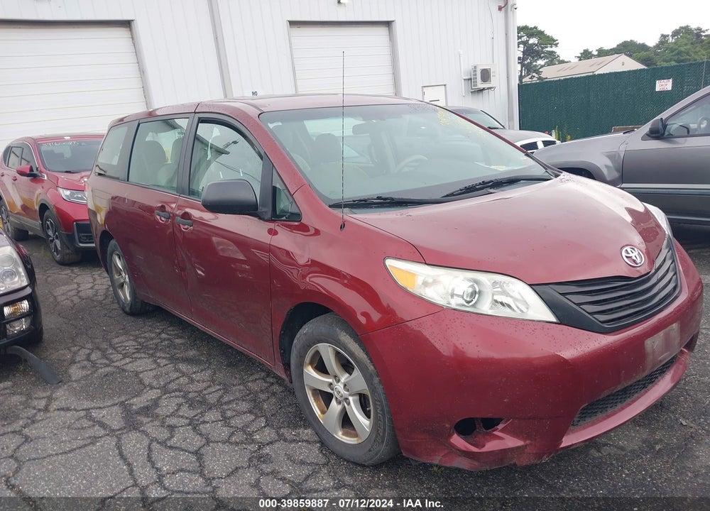 2011 TOYOTA SIENNA BASE V6 VIN: 5TDZK3DC0BS048444