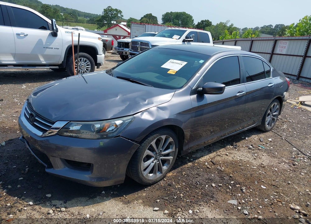 2013 HONDA ACCORD SPORT VIN: 1HGCR2F55DA081080