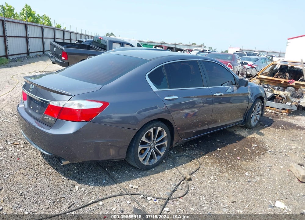 2013 HONDA ACCORD SPORT VIN: 1HGCR2F55DA081080