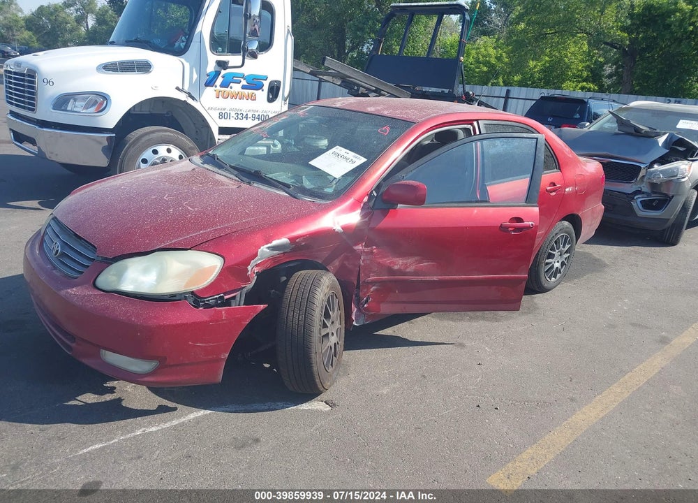 2004 TOYOTA COROLLA LE VIN: 2T1BR32E34C267069