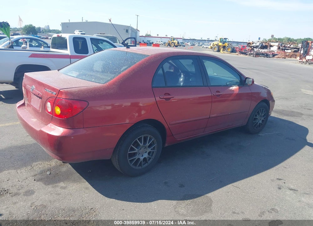 2004 TOYOTA COROLLA LE VIN: 2T1BR32E34C267069