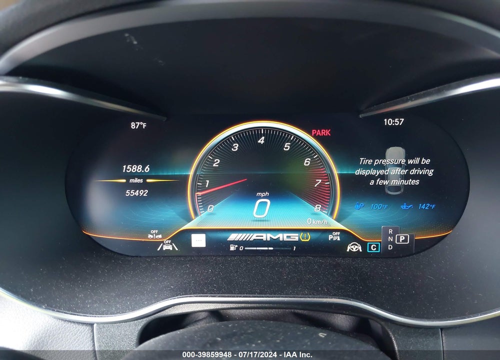 2022 MERCEDES-BENZ AMG GLC 43 4MATIC COUPE VIN: W1N0J6EB4NG042768