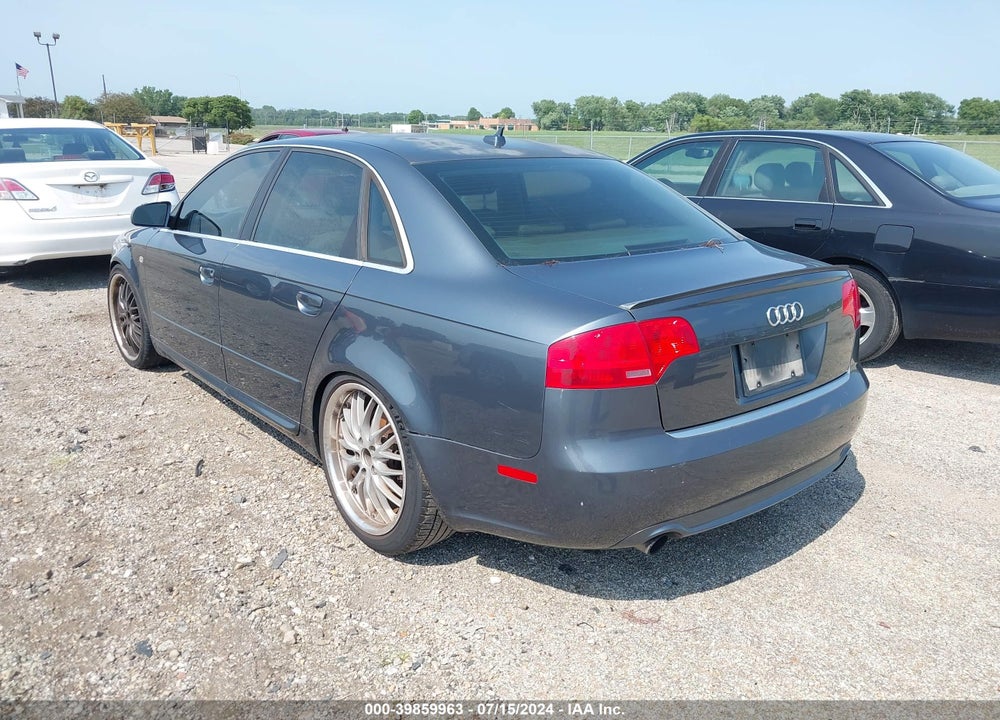 2008 AUDI A4 2.0T/2.0T SPECIAL EDITION VIN: WAUAF78E48A070356