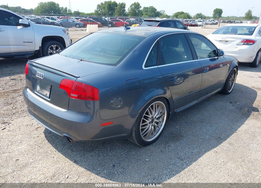 2008 AUDI A4 2.0T/2.0T SPECIAL EDITION VIN: WAUAF78E48A070356
