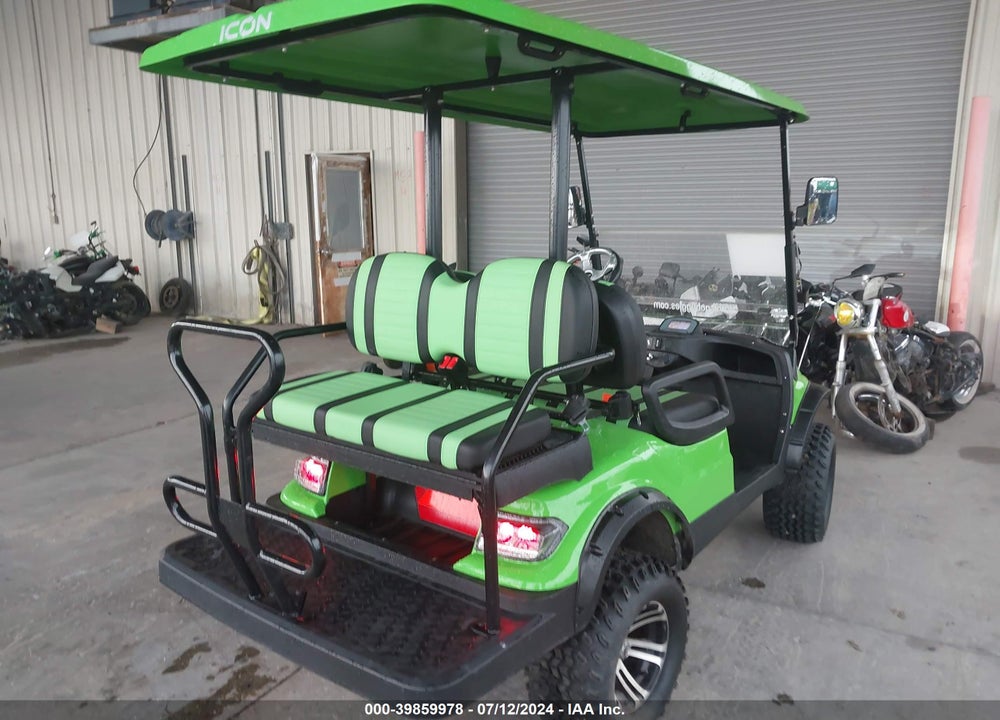 2022 ICON GOLF CART VIN: XXXXXXXLTA0111070