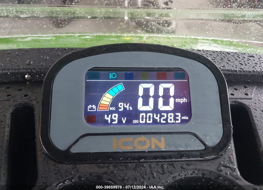 2022 ICON GOLF CART VIN: XXXXXXXLTA0111070