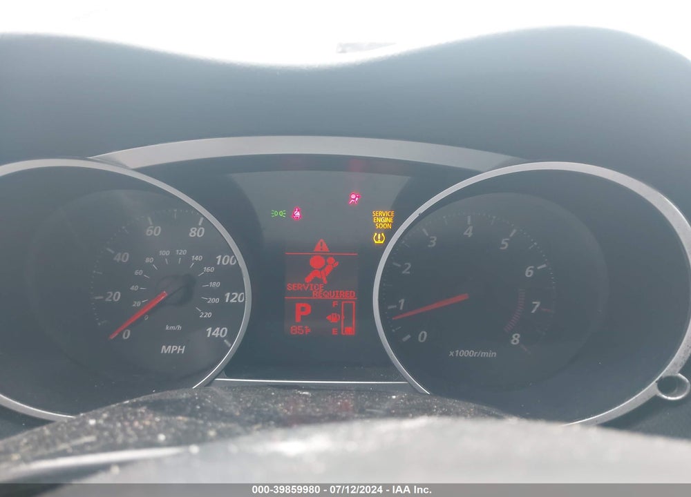 2010 MITSUBISHI OUTLANDER ES VIN: JA4AS2AW7AZ008777