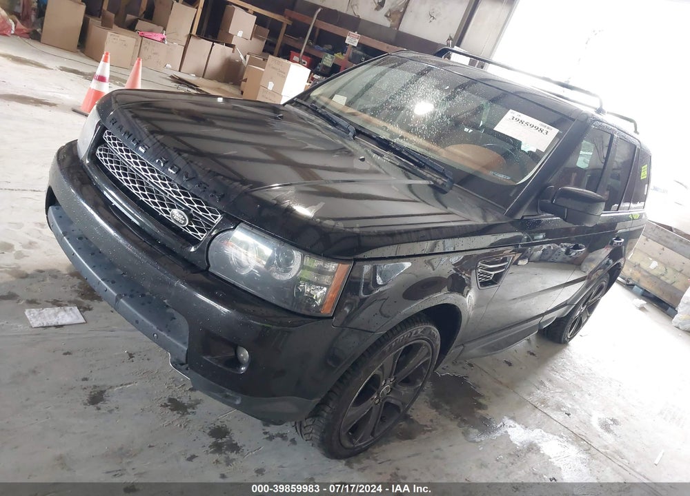 2012 LAND ROVER RANGE ROVER SPORT HSE VIN: SALSK2D43CA722162