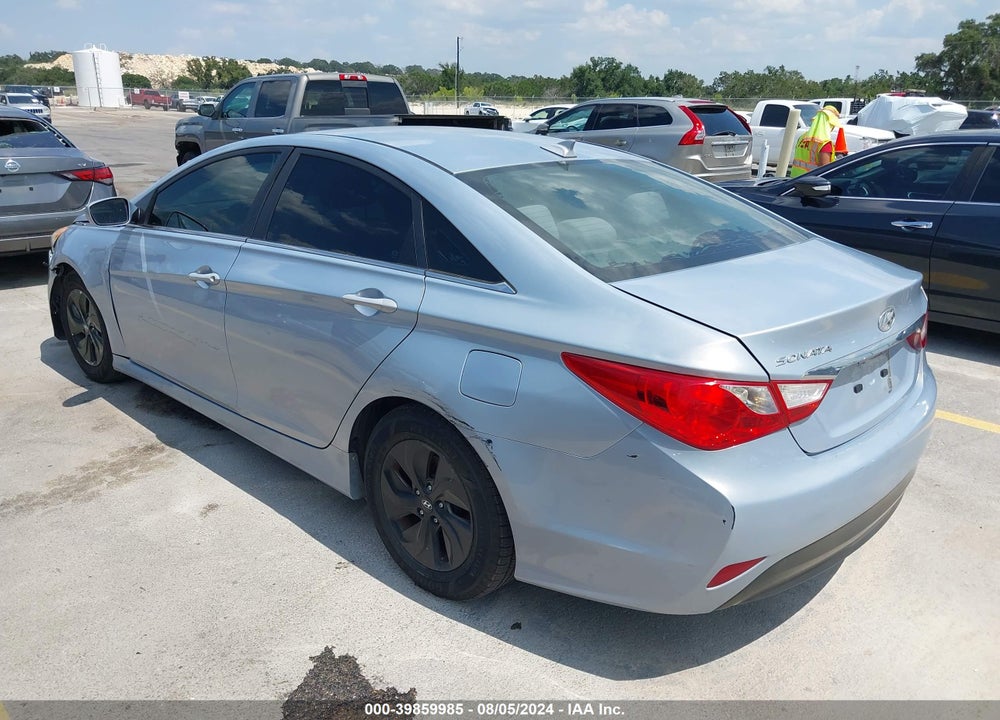 2014 HYUNDAI SONATA GLS VIN: 5NPEB4AC3EH814038