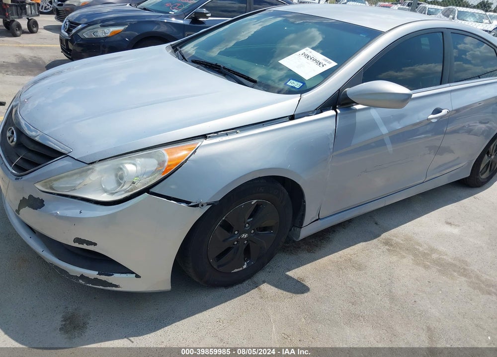 2014 HYUNDAI SONATA GLS VIN: 5NPEB4AC3EH814038