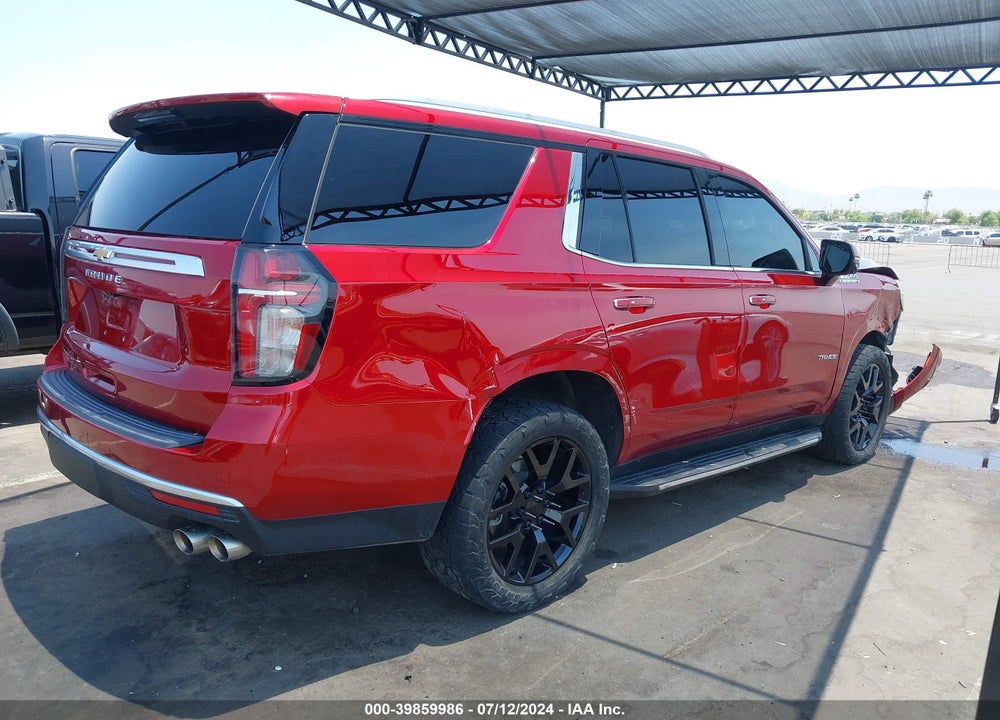 2021 CHEVROLET TAHOE 4WD HIGH COUNTRY VIN: 1GNSKTKL0MR275775