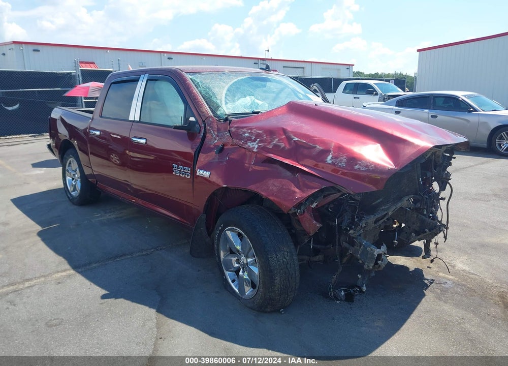 2018 RAM 1500 BIG HORN 4X4 5'7 BOX VIN: 3C6RR7LT5JG197473