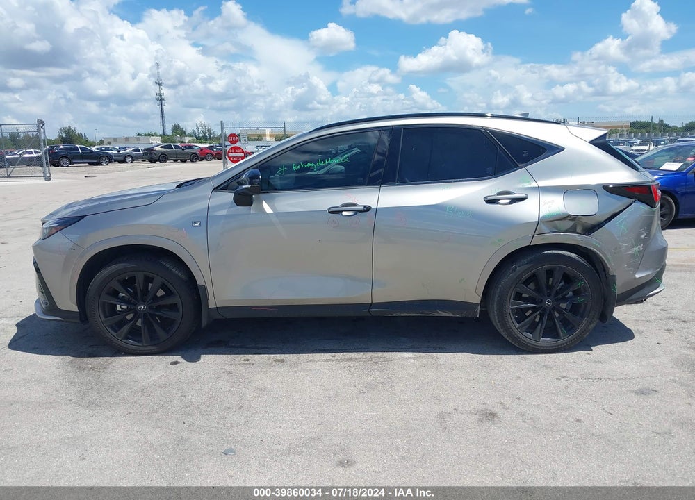 2022 LEXUS NX 350 F SPORT HANDLING VIN: JTJKGCEZ3N5001938