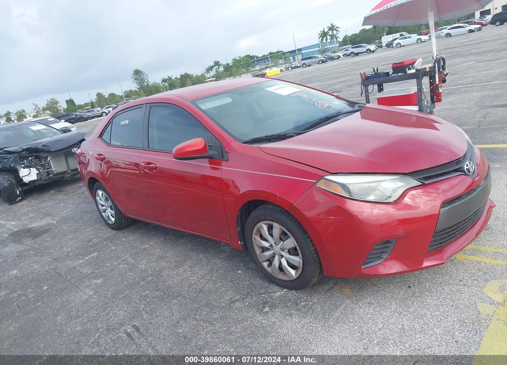 2015 TOYOTA COROLLA LE VIN: 2T1BURHE4FC341689