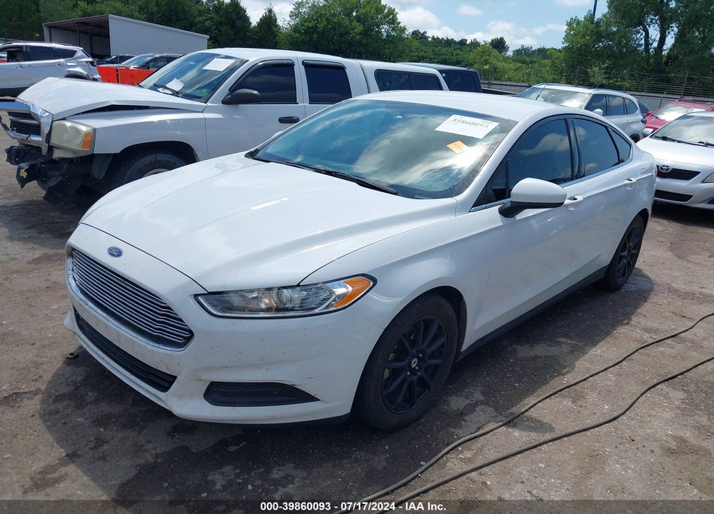 2016 FORD FUSION S VIN: 3FA6P0G72GR279847
