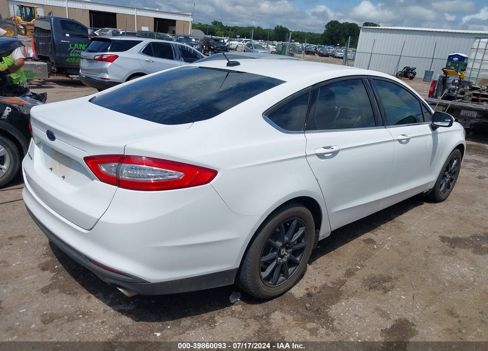 2016 FORD FUSION S VIN: 3FA6P0G72GR279847