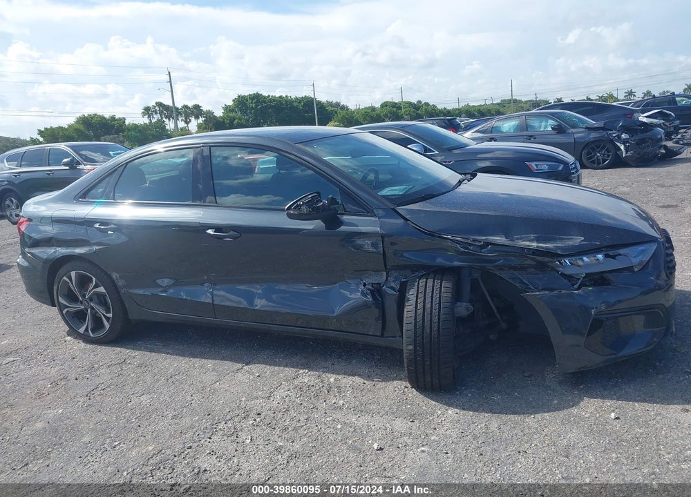 2022 AUDI A3 PREMIUM 40 TFSI QUATTRO S TRONIC VIN: WAUGUDGY1NA063855
