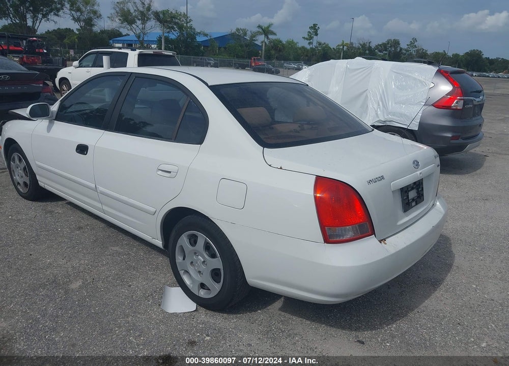 2001 HYUNDAI ELANTRA GLS VIN: KMHDN45D41U035085