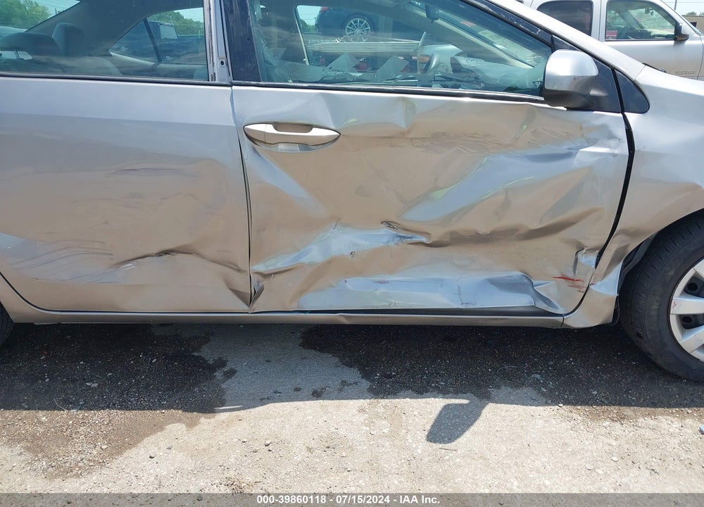 2014 TOYOTA COROLLA LE VIN: 2T1BURHE6EC115507