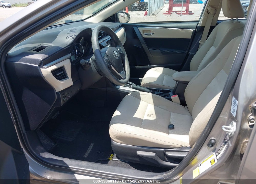 2014 TOYOTA COROLLA LE VIN: 2T1BURHE6EC115507