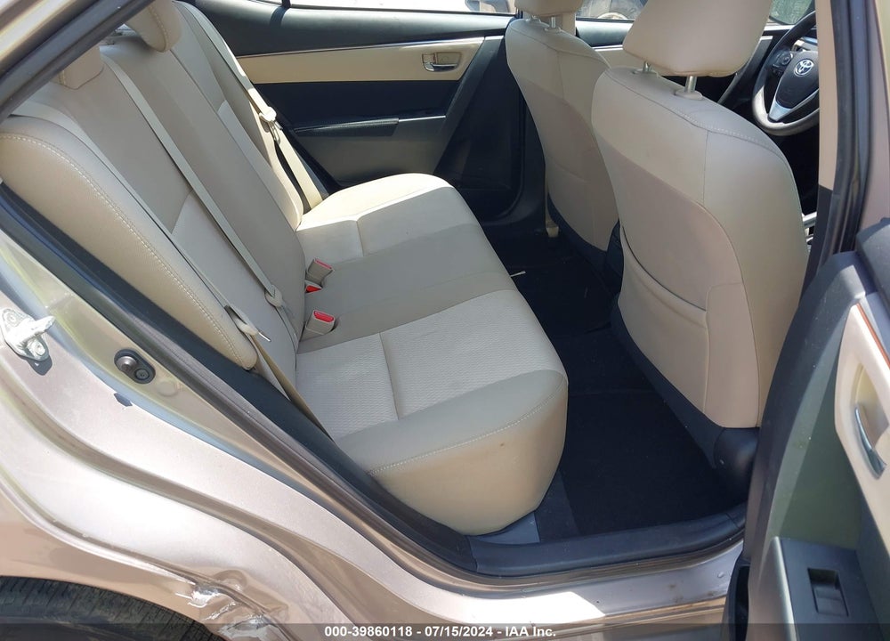 2014 TOYOTA COROLLA LE VIN: 2T1BURHE6EC115507