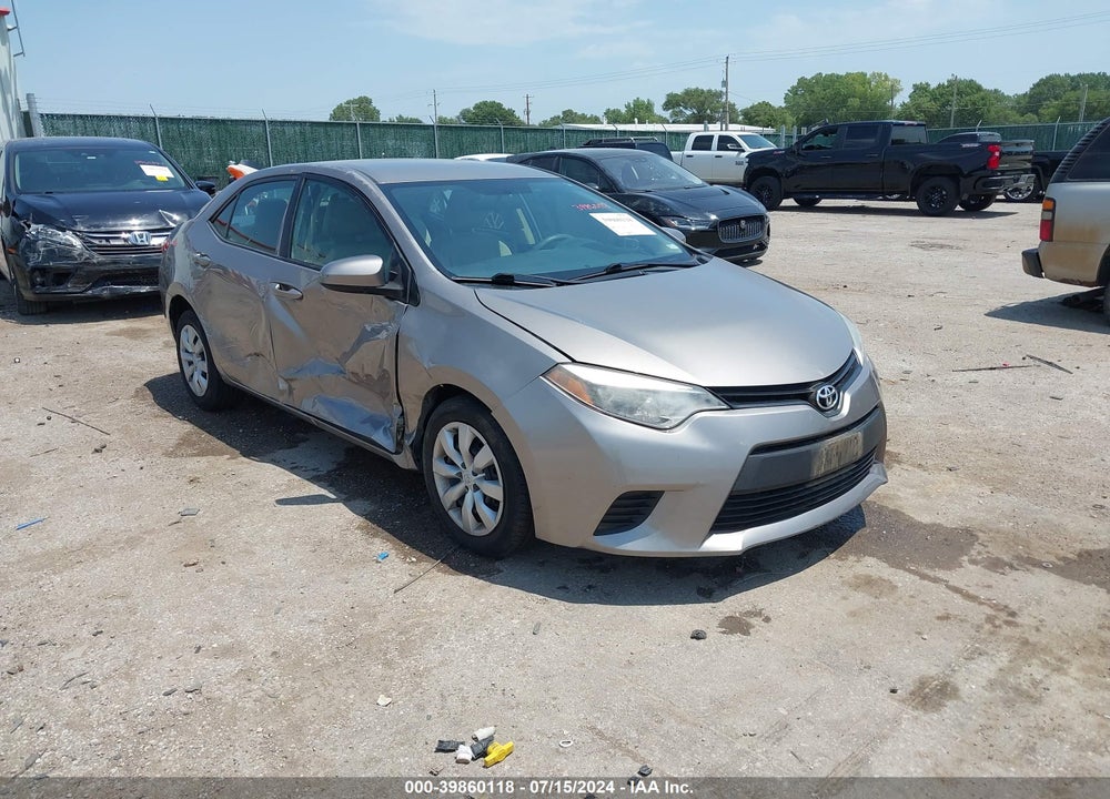 2014 TOYOTA COROLLA LE VIN: 2T1BURHE6EC115507