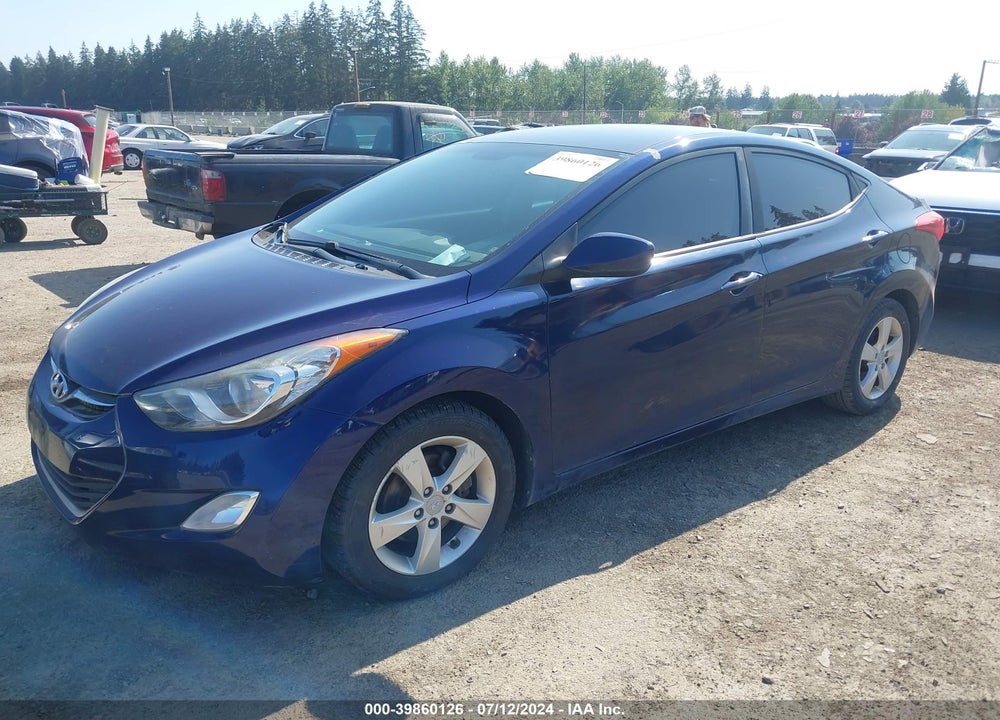 2012 HYUNDAI ELANTRA GLS VIN: 5NPDH4AE0CH082668