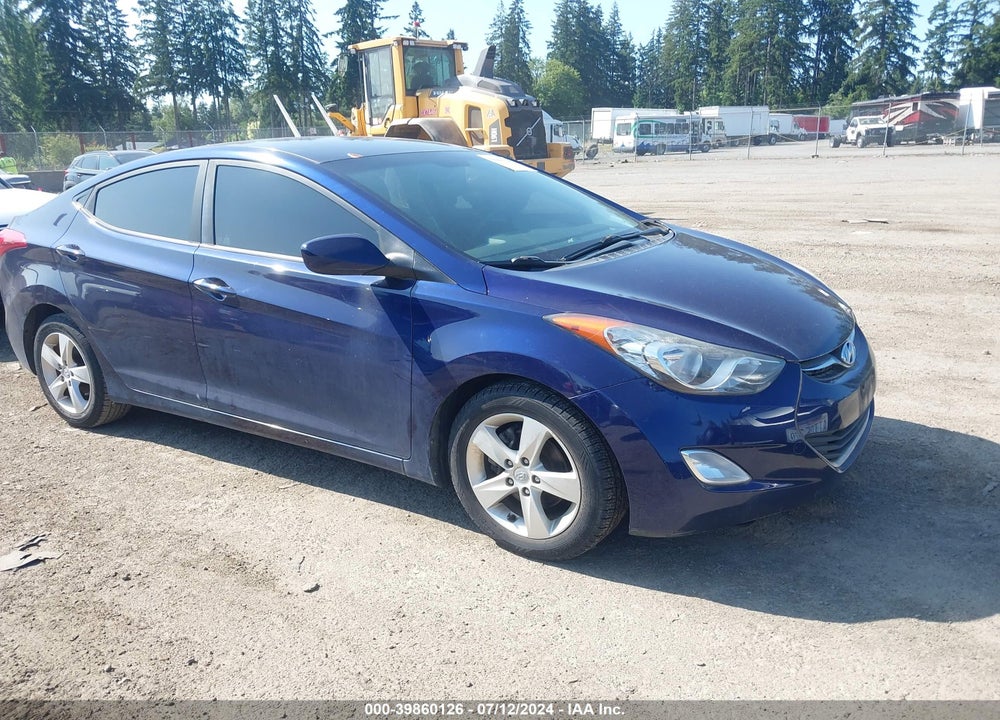 2012 HYUNDAI ELANTRA GLS VIN: 5NPDH4AE0CH082668