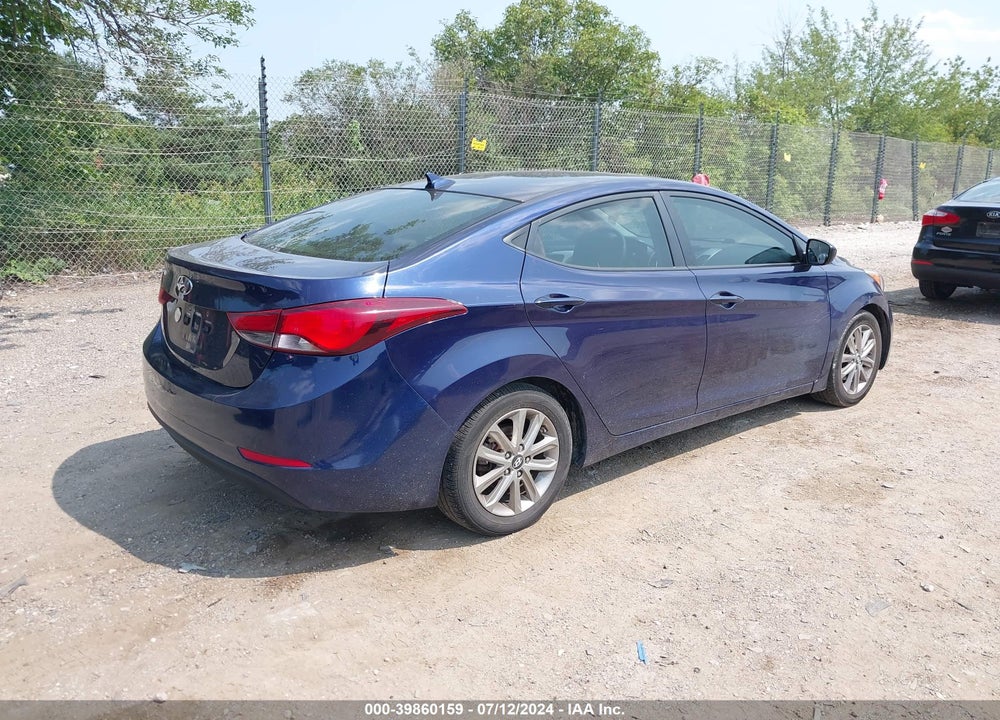 2014 HYUNDAI ELANTRA SE VIN: 5NPDH4AE4EH528579