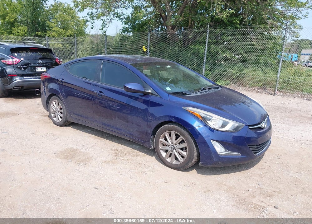 2014 HYUNDAI ELANTRA SE VIN: 5NPDH4AE4EH528579