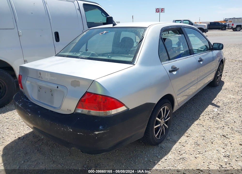 2004 MITSUBISHI LANCER ES VIN: JA3AJ26E94U043474